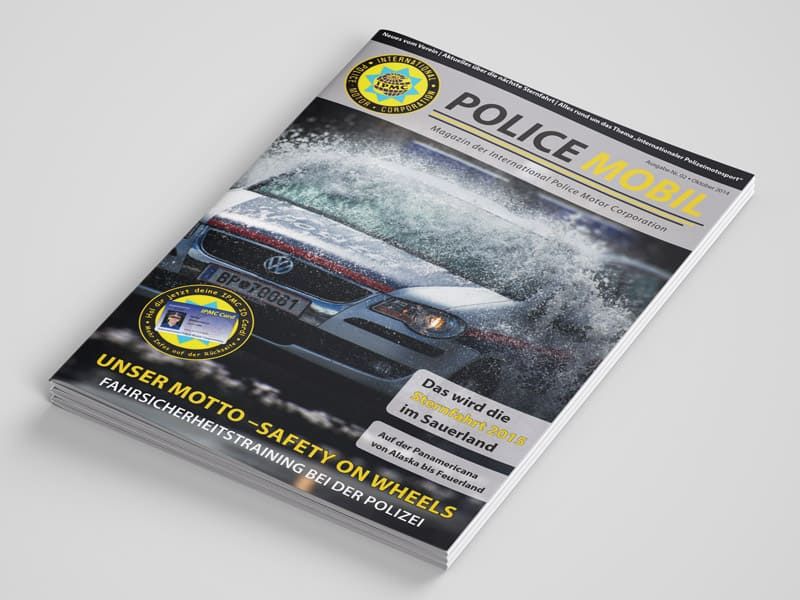 Vereinsmagazin Police Mobil gestaltet von der Werbeagentur Mauenbert